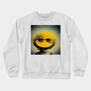 Yellow Flower girl Crewneck Sweatshirt